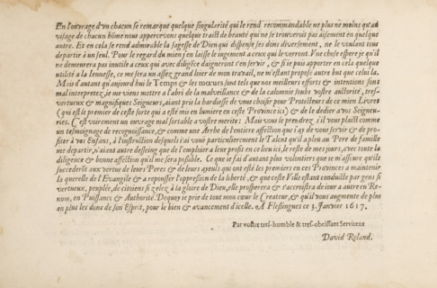 To the magnificent, virtuous, and discreet lords, Dedication to the bailiff, mayors, aldermen and