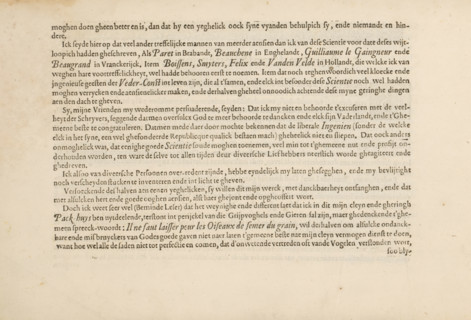 To the reader, page 2 of 4, To the const-lievenden leser, 't Magazin oft pac-huys der loffelycker