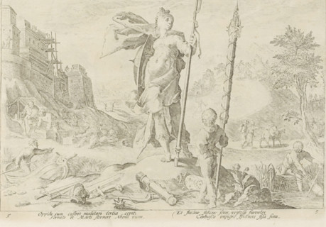 Bronze Age, Ovid's Metamorphoses, Re-creations by P. Ovid Naso, print, album page, Series number,