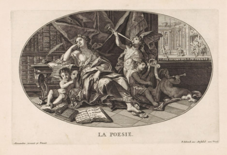 La Poesie, Poetry or Poetic Art, Le Cabinet des Beaux Arts, The Treasury of the Liberal Arts,