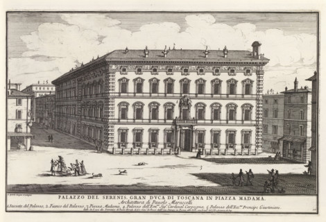 Palazzo del serenis. gran duca di Toscana in Piazza Madam, Palazzo Madama in Rome, Modern buildings