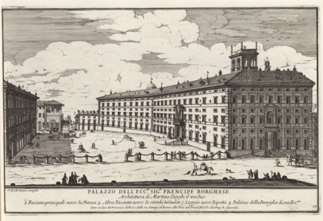 Palazzo dell ecc.mo sig.r prencipe Borghes, Palazzo Borghese in Rome, Il quarti libro del nuovo