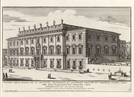 Palazzo nella Piazza de SS Apostoli ristaurato et adornato dall' em.mo sig.r cardinal Flavio Chig,