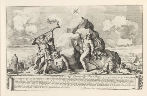 Allegory of the Chigi family and a dedication to Mario Chigi, Il secondo libro del novo teatro