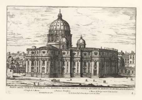 St. Peter's Basilica in the Vatican City, Fianco della Basilica Vaticana et sua magnifica veduta