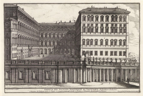 Apostolic Palace in Vatican City, Veduta del Palazzo Pontificio al Vaticano, Il nuovo teatro di