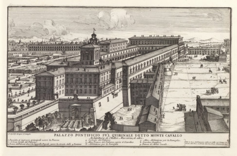 Palazzo Pontificio su'l Quirinale detto Monte Cavallo, Palazzo del Quirinale te Rome, Il quarti