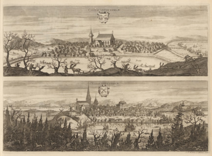 Civitas vetus Luhlae, Civitas nova Luhlae, View of Luleå, the old and new town, Suecia Antiqua et
