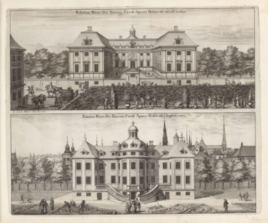 Palatium Illustr. D:n Baronis Caroli Sparri Holmense merid versus, Septem: versus, Palace of Carl