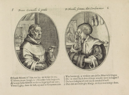 Brother Corneille the Greedy, D Nicolle woman, of a shoemaker, Monk and shoemaker's wife, Marriage