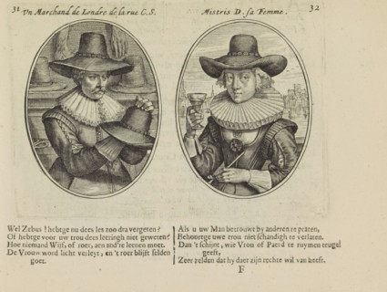 A London merchant from C.S. Street, Mistris D. his wife, English merchant and his wife, Marriage