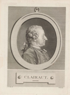 Clairaut, Portrait of Alexis-Claude Clairaut, print, album page, Print is part of an album.,