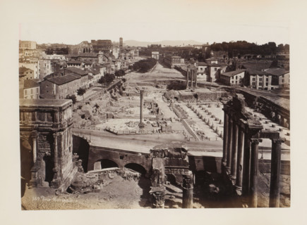Foro Romano, Forum Romanum in Rome, Italy, album page, photograph, This photo is part of an album.,