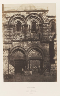 Facade of the Church of the Holy Sepulcher, Jerusalem, Jérusalem. Saint Sepulcre. Façade,