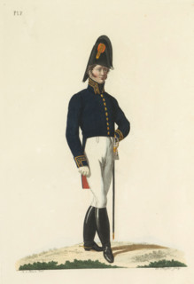 Agent of the Department of War, in gala uniform, print, A Dutch agent of the Department of War, in