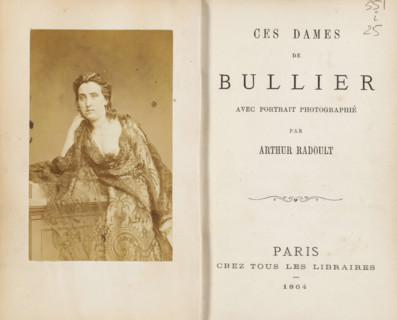Ces dames de Bullier, book, inscription: 'according to Henri d'Alméras, La vie parisienne sous, le