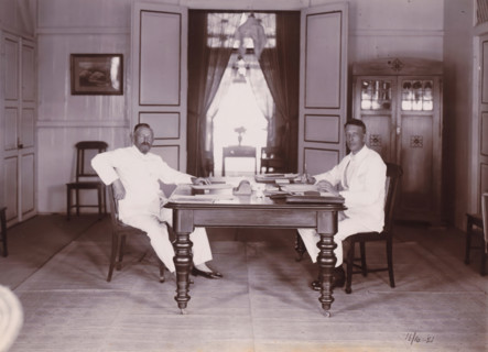 Directors of Grotius Company, Belawan Ocean Port, photograph, Interior with the two directors of