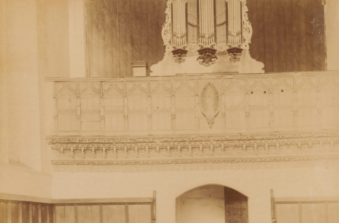 Choir screen in the Monastery Church Ter Apel, photograph, annotation: 'Ter Apel', annotation: 'Ter