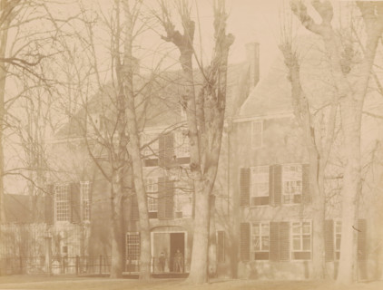 View of IJsselstein Castle, photograph, annotation: 'Castle in IJsselstein, demolished 1888',