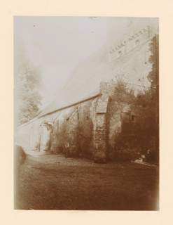 Part of the St. Nicholas Church in Wijhe, photograph, annotation: 'Dutch Reformed Church in Wijhe