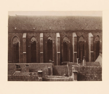 South side of the Broerenkerk in Zwolle, photograph, annotation: 'Broerenkerk, Zwolle', annotation: