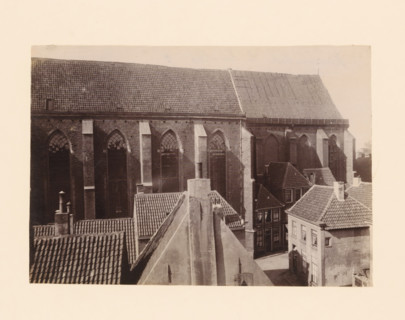 South side of the Broerenkerk in Zwolle, photograph, annotation: 'Broerenkerk in Zwolle, South