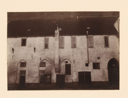 Monastery near the Broerenkerk in Zwolle, photograph, annotation: 'Broerenkerk in Zwolle, cloister