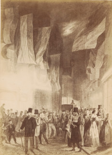 Photo reproduction of a drawing of the Kalverstraat by Reinier Craeyvanger, photograph,