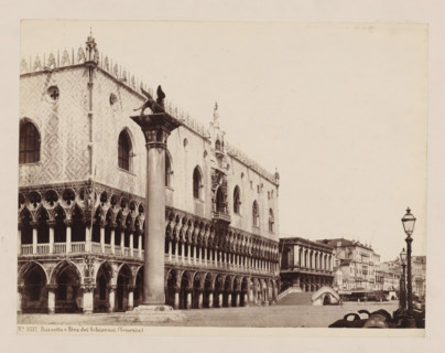 View of the Piazzetta and Riva dei Schiavoni in Venice, Italy, Piazzetta e Riva dei Schiavoni.