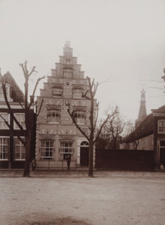 View of Radboud Castle in Medemblik, photograph, annotation: 'Medemblik, c.1900, 13 1, 2, Radboud