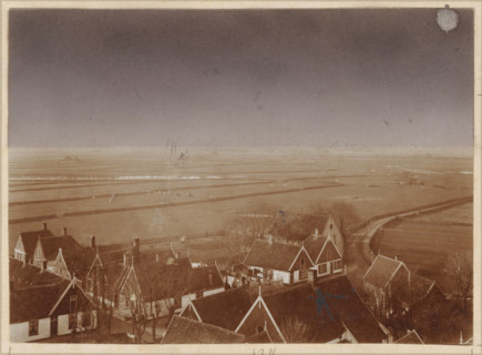 View of Oosterend in Texel, photograph, annotation: '13 1, 2', annotation: 'Oosterend, Texel',