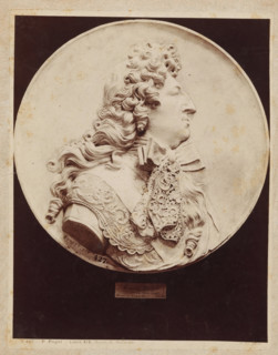 P. Puget Louis XIV. Musée de Marseille., Relief with profile portrait of King Louis XIV, by P.