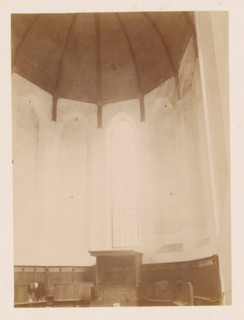 Choir of the Reformed Church of Noordwijk-Binnen, photograph, annotation: 'Noordwijk-binnen (ZH),