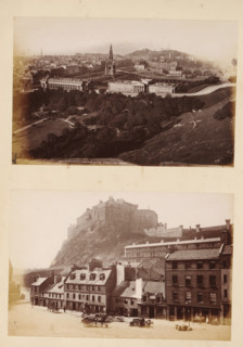 Edinburgh, from the castle, Edinburgh Castle, from the grass market, View of Edinburgh from
