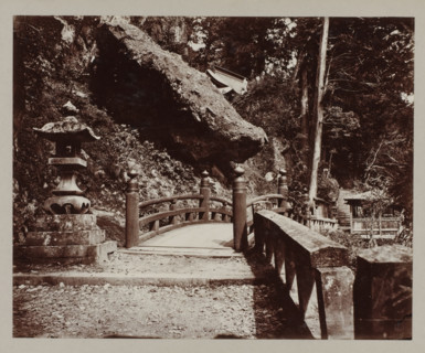 Entrance of the Haruna temple, photograph, annotation: '46. Entrance to Haruna temple.', Haruna, c.