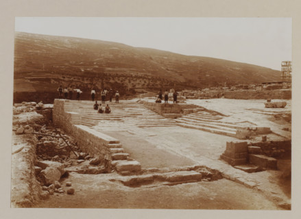 Palace of Knossos, photograph, annotation: '50. Crete, palace of Cnossos.', unknown, c. 1895 - c.