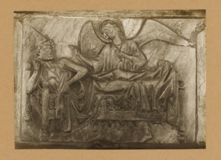 Grabmal, Clemens Tod, Detail of the tomb of Pope Clement II in the cathedral of Bamberg, album