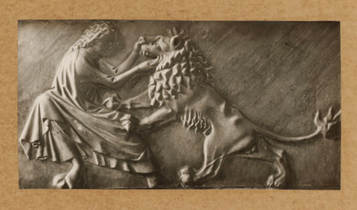 Detail of the tomb of Pope Clement II in the cathedral of Bamberg, Grabmal, Stärke, album page,