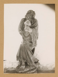 Sculpture in the cloister of Bamberg Cathedral, Cloister, King, from the front, album page,