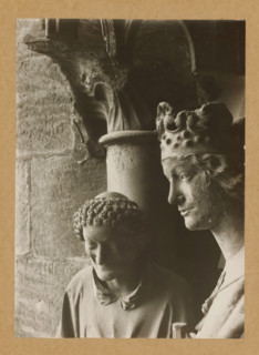 Adamspforte, Stephen and Kunigunde (Heads), Detail of the Adamspforte in Bamberg Cathedral, album