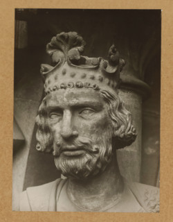 Adamspforte (Kaiser Heinrich) (Head from front), Detail of the Adamspforte in Bamberg Cathedral,