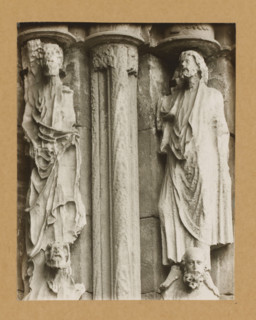 Fürstentor, Ap. r.3.4.v.NO., Detail of the Princely Portal in Bamberg Cathedral, album page,