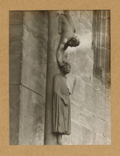 Detail of the Princely Portal in Bamberg Cathedral, Princely Gate Judas Column, the figure, album