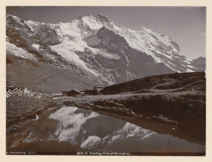 Jungfrau, seen from the Kleine Scheidegg, Kl. Scheidegg View of the Jungfrau, photograph, This