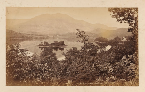 Loch Achray and Ben Venue, View of Loch Achray and Ben Venue, photograph, number: '341, GWW',