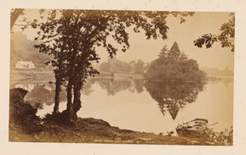 View of Swan Island in Loch Lomond, Swan Island, Loch Lomond, photograph, number: '1211, GWW',