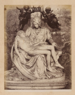 Pietà by Michelangelo in St. Peter's Basilica in Vatican City, album page, photograph, This photo