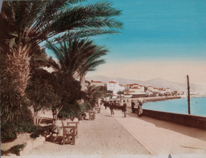 San Remo, Promenade te San Remo, Italy, La Promenade, photograph, number: '2184', 1880 - 1910,