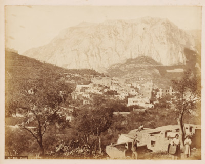 Capri, View of the city of Capri, photograph, number: 'No. 465', photographer: attributed to