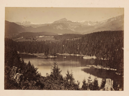Cauma See, Flims, Switzerland, photograph, inscription: 'Cauma See (Flims)', number: '21', c. 1880